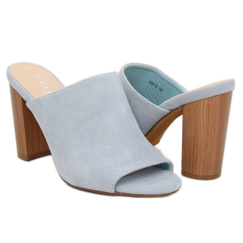 Blau 88010 Blaue High Heels 2