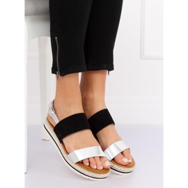 Schwarze Damensandalen F056 Schwarz 2