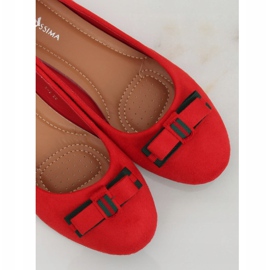 Rote Damen Ballerinas X-3 Rojo 1