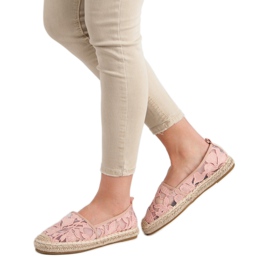 Lucky Shoes Rosa Spitze Espadrilles 2
