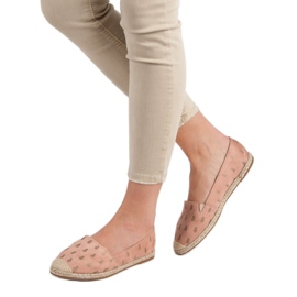 Lucky Shoes Puder-Espadrilles in Ananas rosa 2