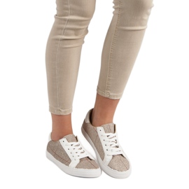 Schnürsneaker gelb 1