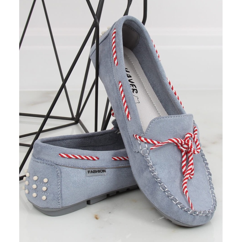 Blaue Damen Slipper MH04 Blau 1