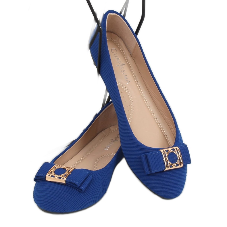 Kobaltblaue Ballerinas für Damen JM6675Q Azul Marino marineblau 2