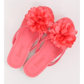 Flip-Flops mit Blumenrosa CK103 Coral 2