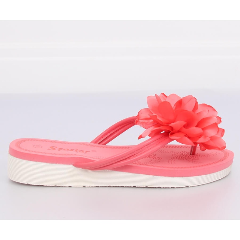 Flip-Flops mit Blumenrosa CK103 Coral 1