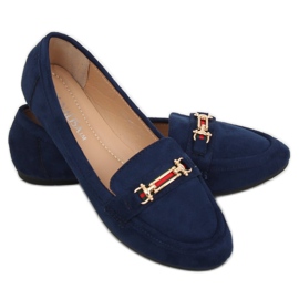 Marineblaue Slipper für Damen JM8542Z Azul Marino navy blau 1