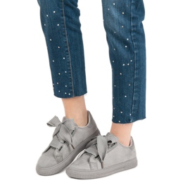 Bella Paris Sportschuhe aus Wildleder grau 1