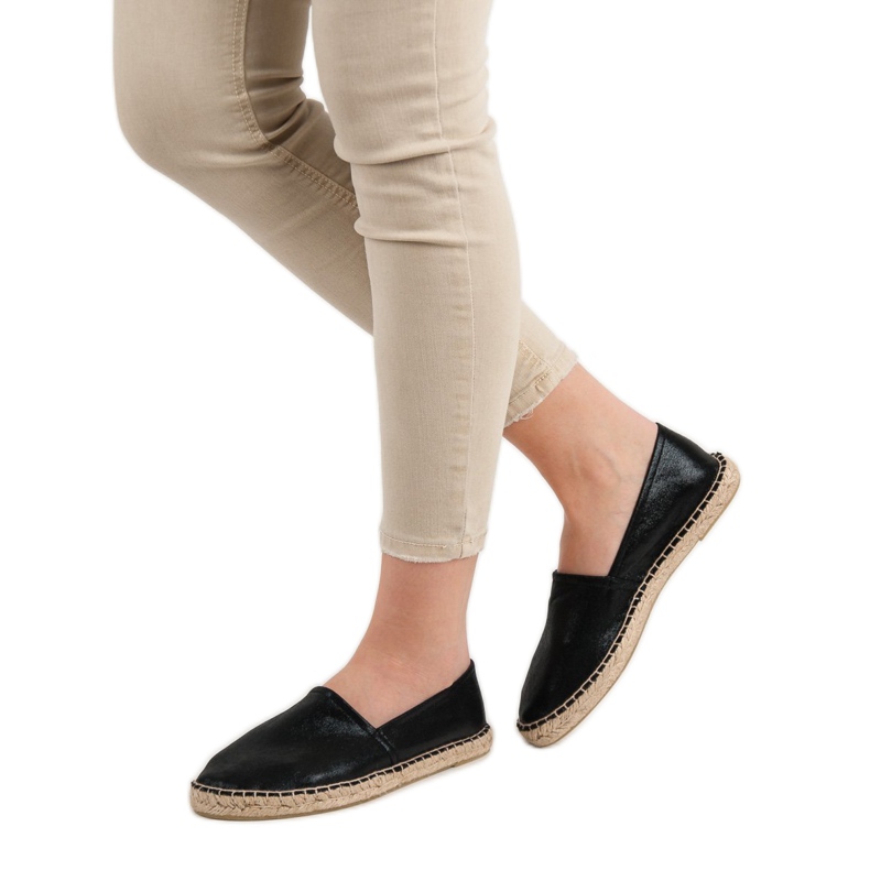 Cm Paris Textil-Espadrilles schwarz 2
