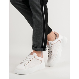 Sportschuhe mit Glitzer weiß 2