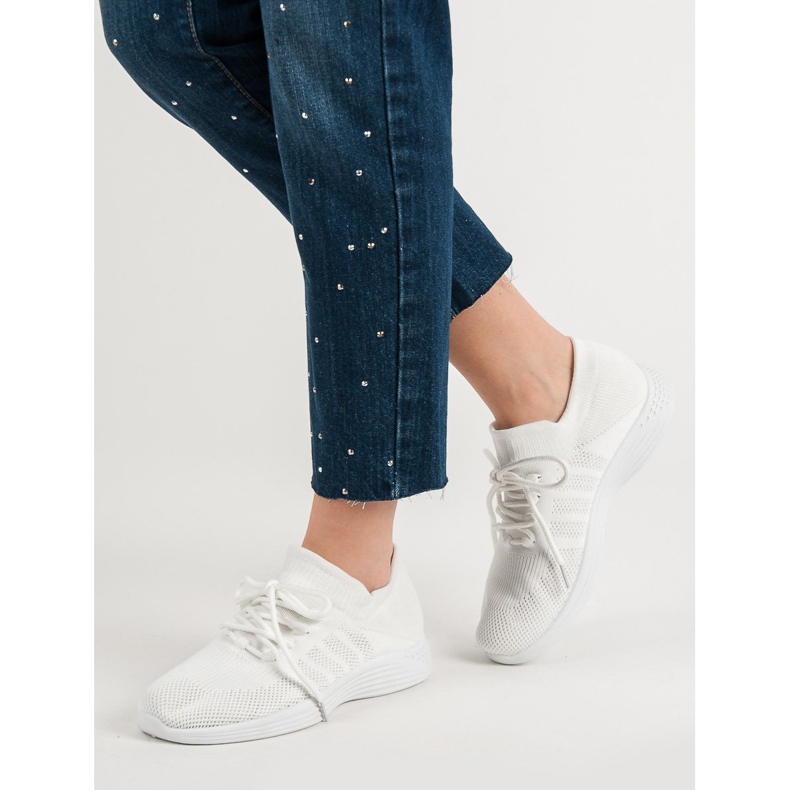 Textile Sportschuhe weiß 2