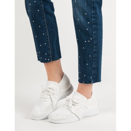 Textile Sportschuhe weiß 1