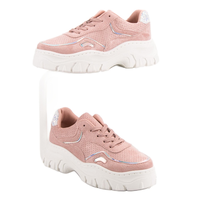 Modische rosa Turnschuhe 1