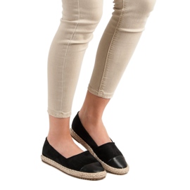 Super Me Espadrilles aus Wildleder schwarz 2