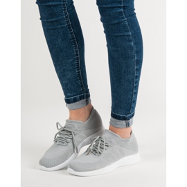 Textile Sportschuhe grau 1