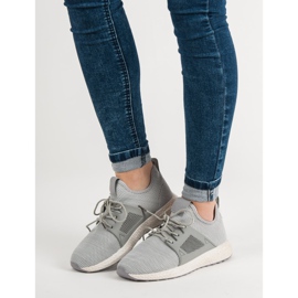 Sportschuhe zum Hineinschlüpfen grau 1