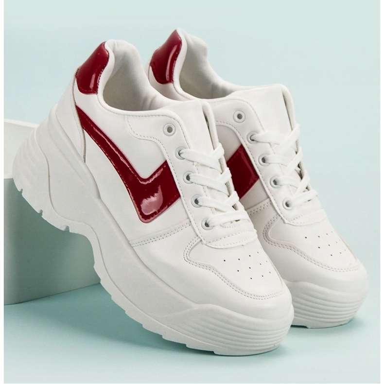 Kylie Turnschuhe auf der Plattform weiß 2