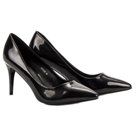 Small Swan Schwarz lackierte Anstecknadeln 1