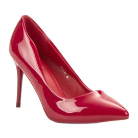 Small Swan Rot lackierte Anstecknadeln 1