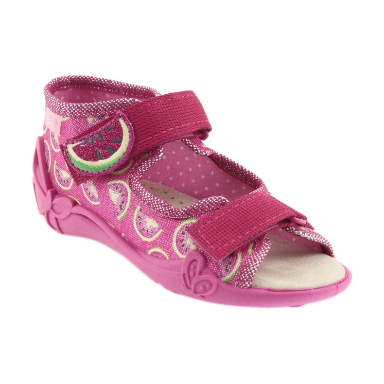 Befado gelb Kinderschuhe 342P004 rosa 2