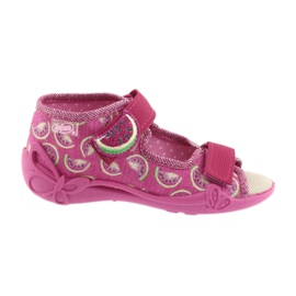 Befado gelb Kinderschuhe 342P004 rosa 1
