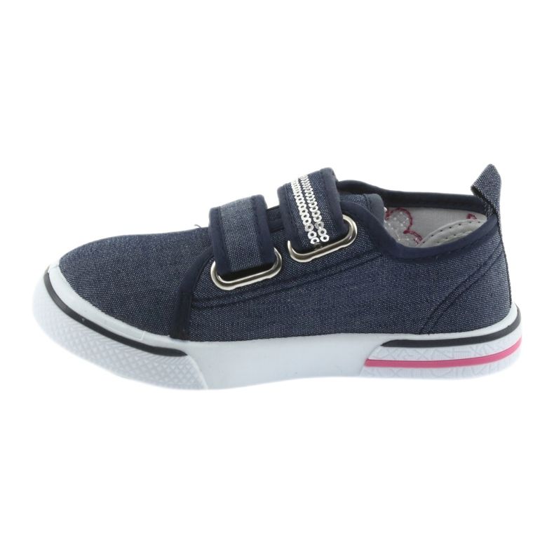 Atletico Kinder -Sneaker -Denim -Ledereinsatz blau 2