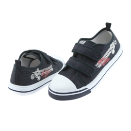 Sneakers mit Klettverschluss Motocross Atletico 1809 marineblau navy blau 4