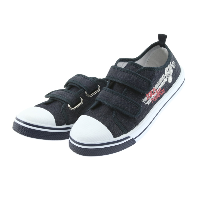 Sneakers mit Klettverschluss Motocross Atletico 1809 marineblau 3