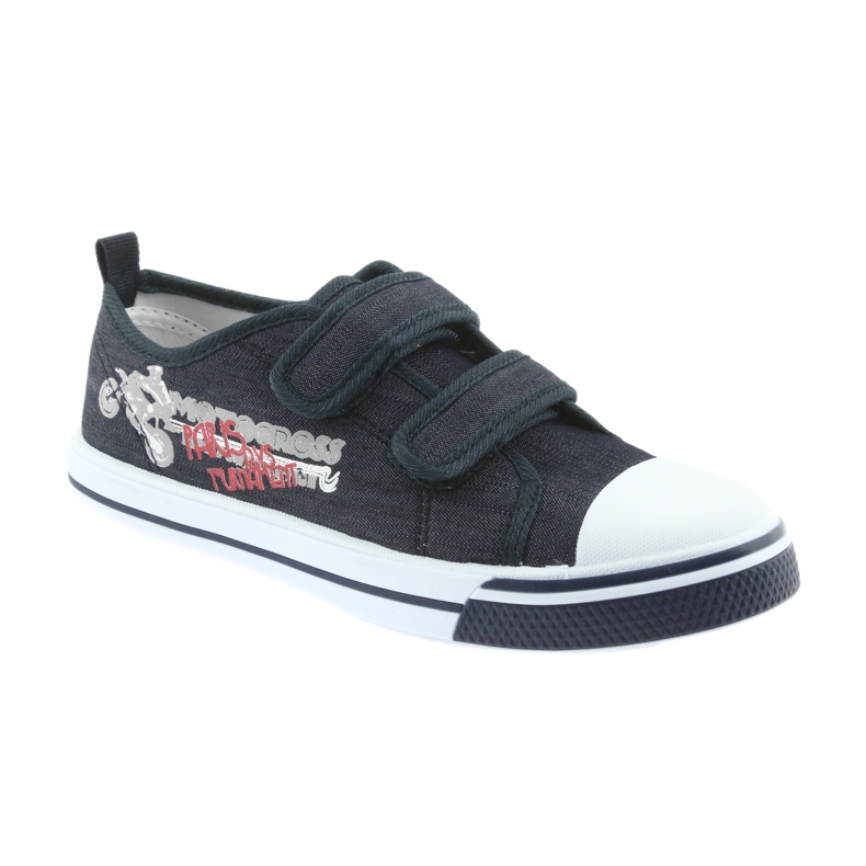 Sneakers mit Klettverschluss Motocross Atletico 1809 marineblau navy blau 1