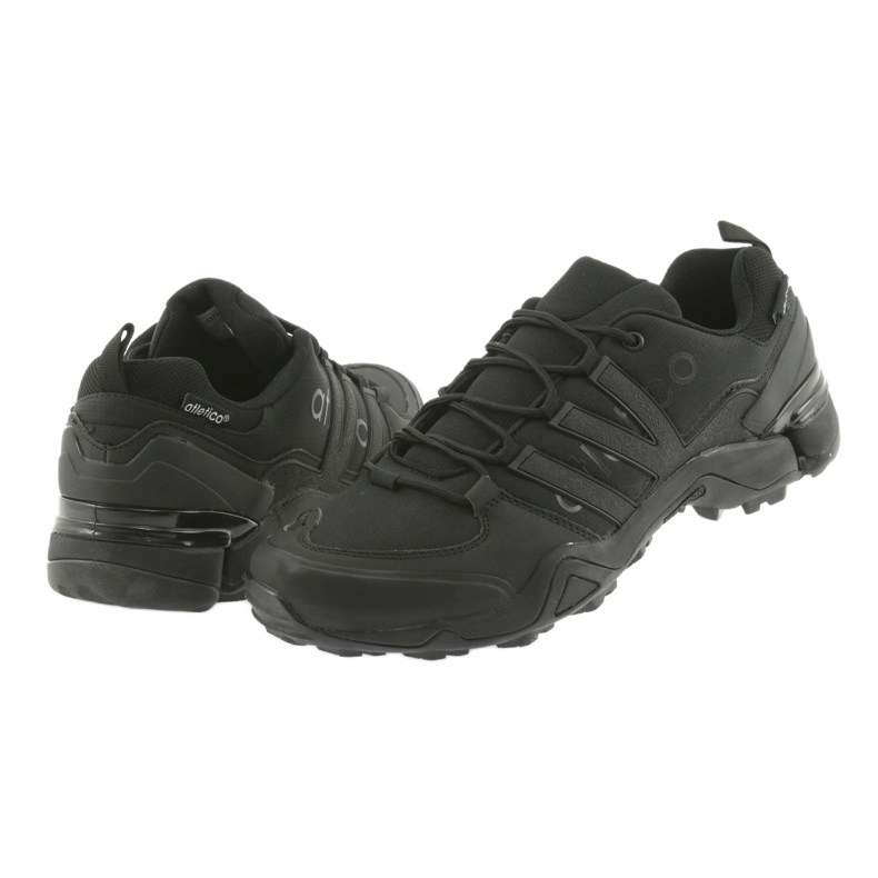 Schwarze Atletico 8008 Turnschuhe 4