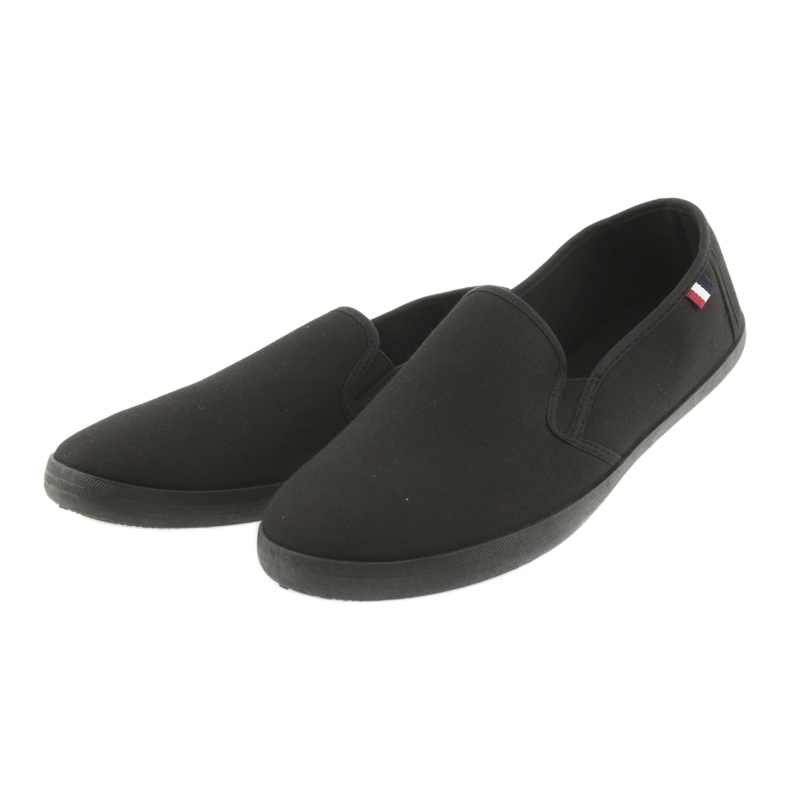 ATLETICO schwarze Slip-On-Sneakers 3