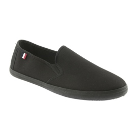 ATLETICO schwarze Slip-On-Sneakers 1