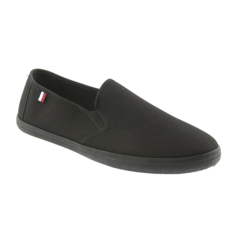 ATLETICO schwarze Slip-On-Sneakers 1