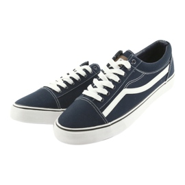AlaVans Sneakers gebunden marineblau DK weiß 3