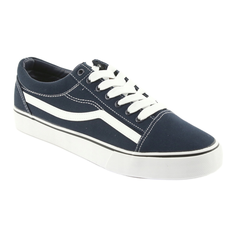 AlaVans Sneakers gebunden marineblau DK weiß 1