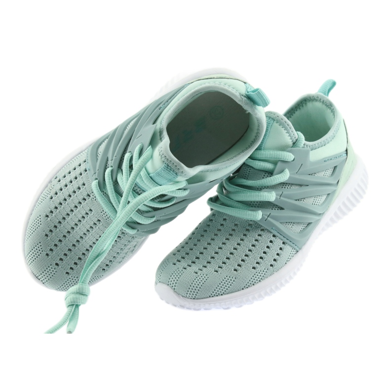 Bartek, Lederinnensohle 55114 Neuwertige Sportschuhe grün 5