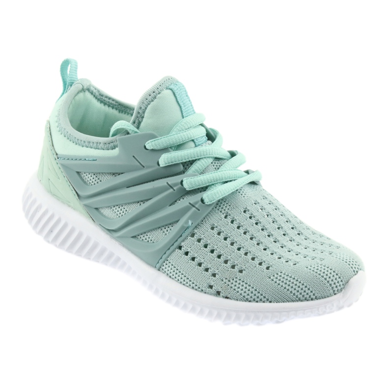 Bartek Ledereinlegesohle 58114 Mint Sportschuhe weiß grün 1