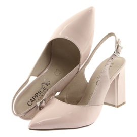 Damensandalen auf dem Posten von Caprice 29604 rosa 5