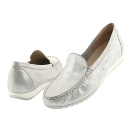 Caprice 24211 silberne Loafer grau 4