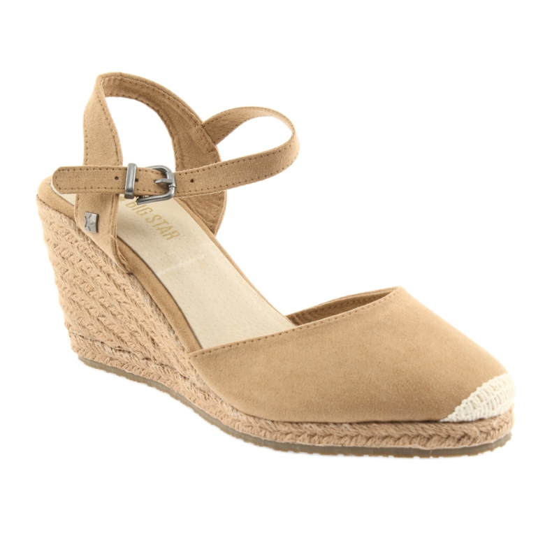 Big Star Sandalen Espadrilles 274A169 C.beż braun 1