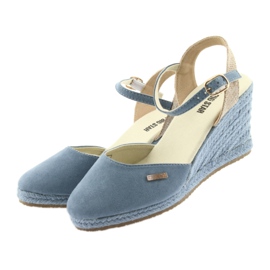 Big Star Espadrilles-Sandalen 274193 Blau 3
