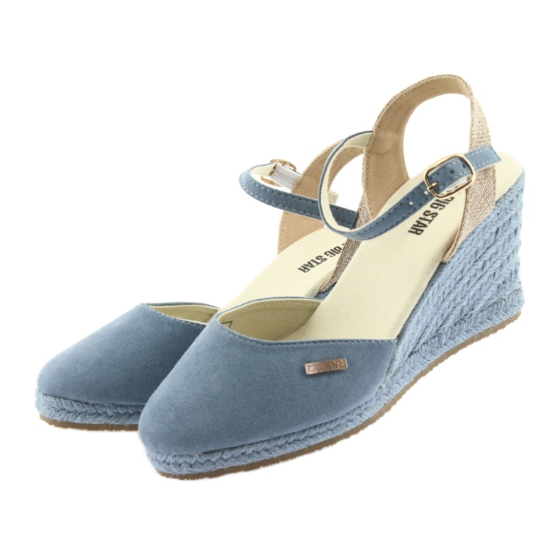 Big Star Espadrilles-Sandalen 274193 Blau 3