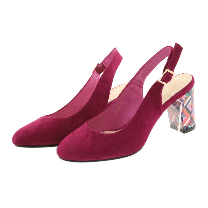 Sandalen auf dem Posten von Sergio Leone 788 rosa 3