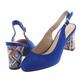 Sandalen auf der Post Sergio Leone 788 Indigo-Mikrofon blau 4