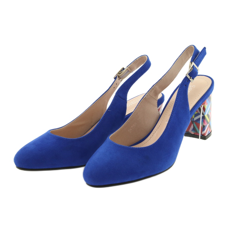 Sandalen auf der Post Sergio Leone 788 Indigo-Mikrofon blau 3