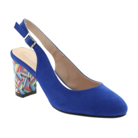 Sandalen auf der Post Sergio Leone 788 Indigo-Mikrofon blau 1