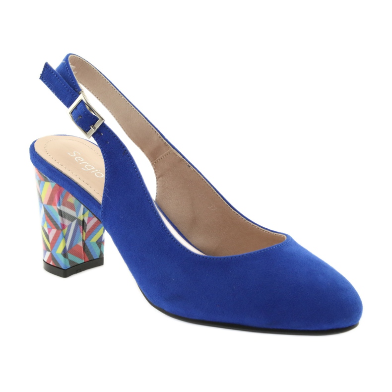 Sandalen auf der Post Sergio Leone 788 Indigo-Mikrofon blau 1