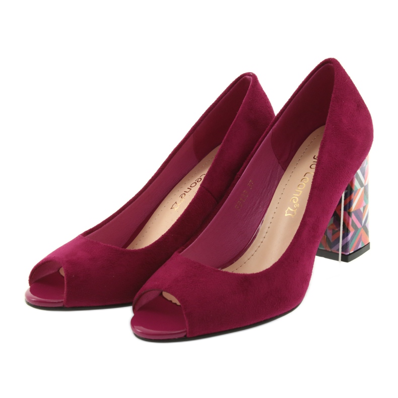 Wildlederpumps Sergio Leone 133 fuchsia rosa 3