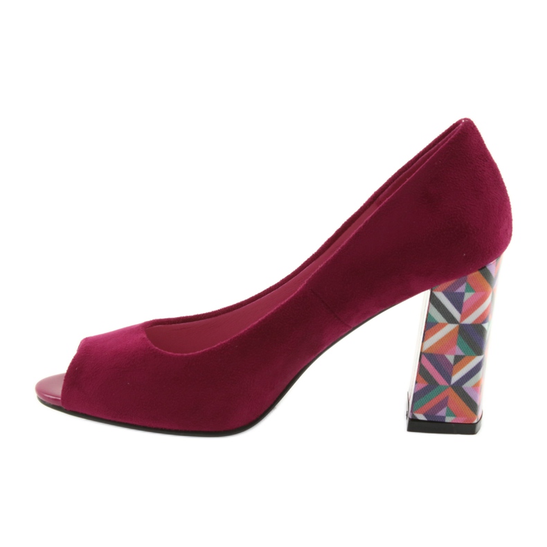 Wildlederpumps Sergio Leone 133 fuchsia rosa 2