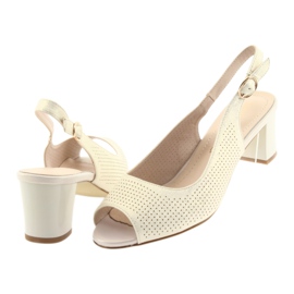 Sandalen auf dem Posten von Sergio Leone 794 Gold golden 4